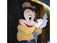 We met the Mickey Mouse